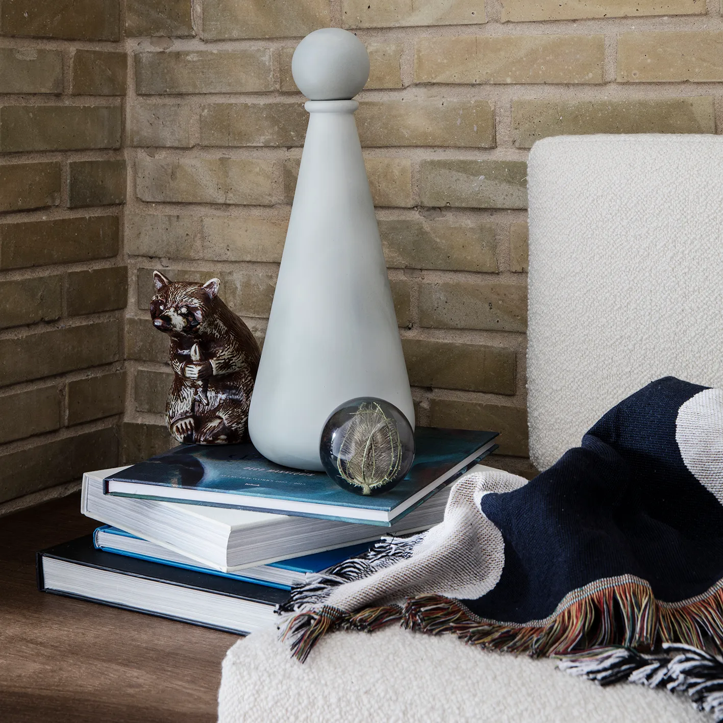 Mirage pläd 120x170 cm, Off white Ferm Living