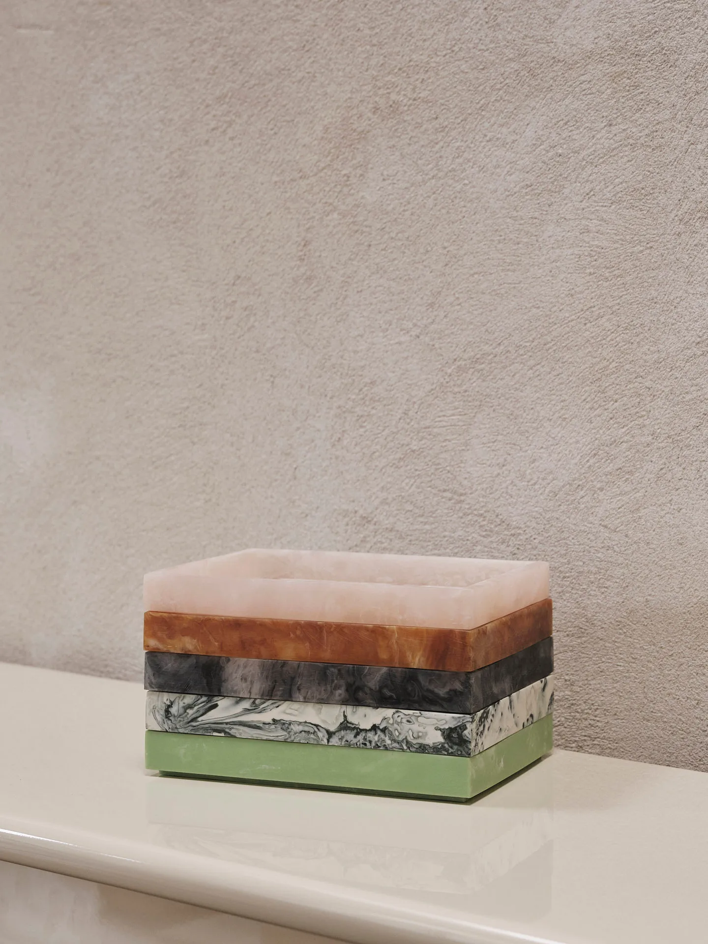 Mist dekorationsbricka 10x15 cm, Charcoal Ferm Living