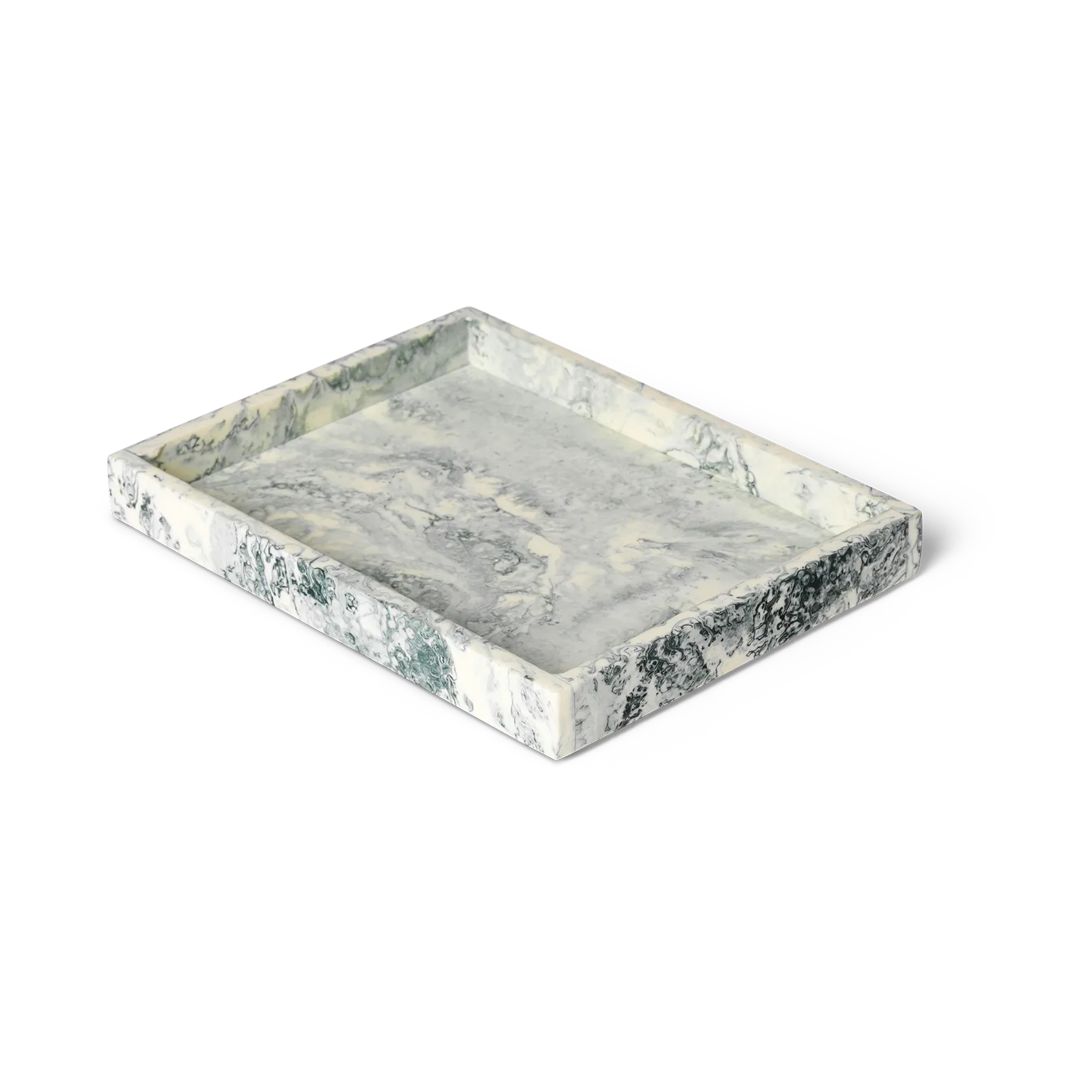 Mist dekorationsbricka 15x20 cm, Emerald-off white Ferm Living