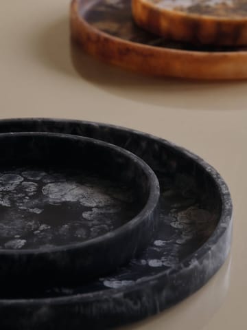 Mist dekorationsbricka Ø20 cm - Charcoal - Ferm Living