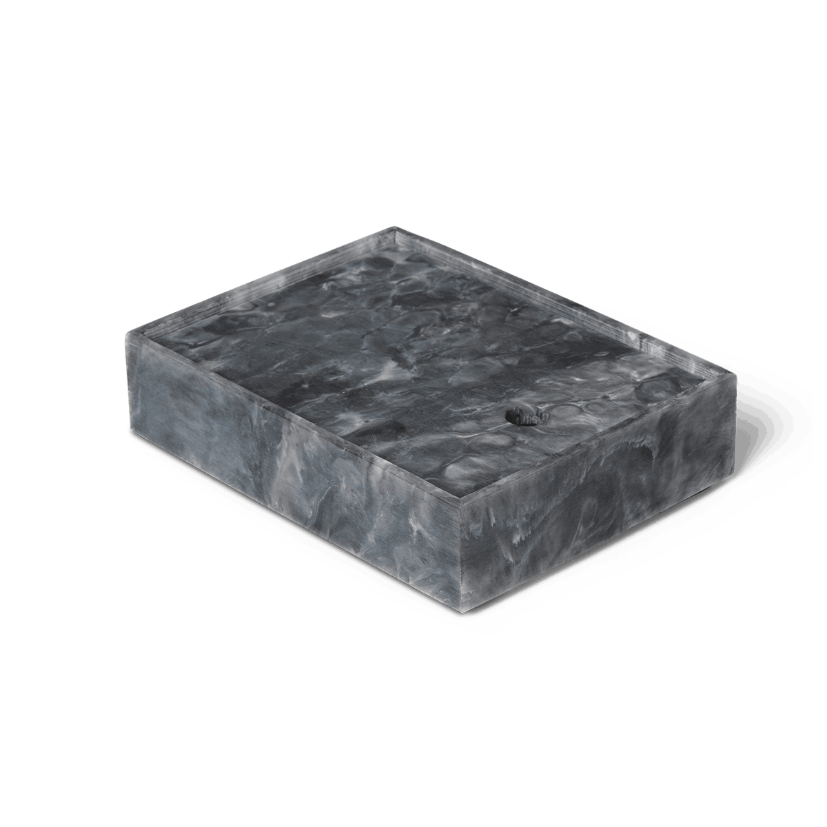 Ferm Living Mist förvaringsbox 15x20 cm Charcoal | Skandinavisk Design | Boxar & Askar | Grå