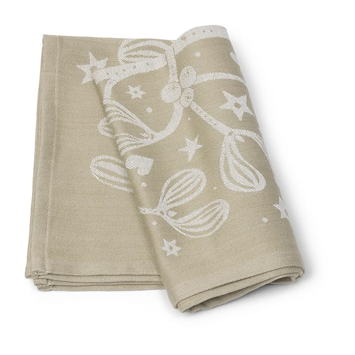 Mistel kökshandduk, sand Ferm Living