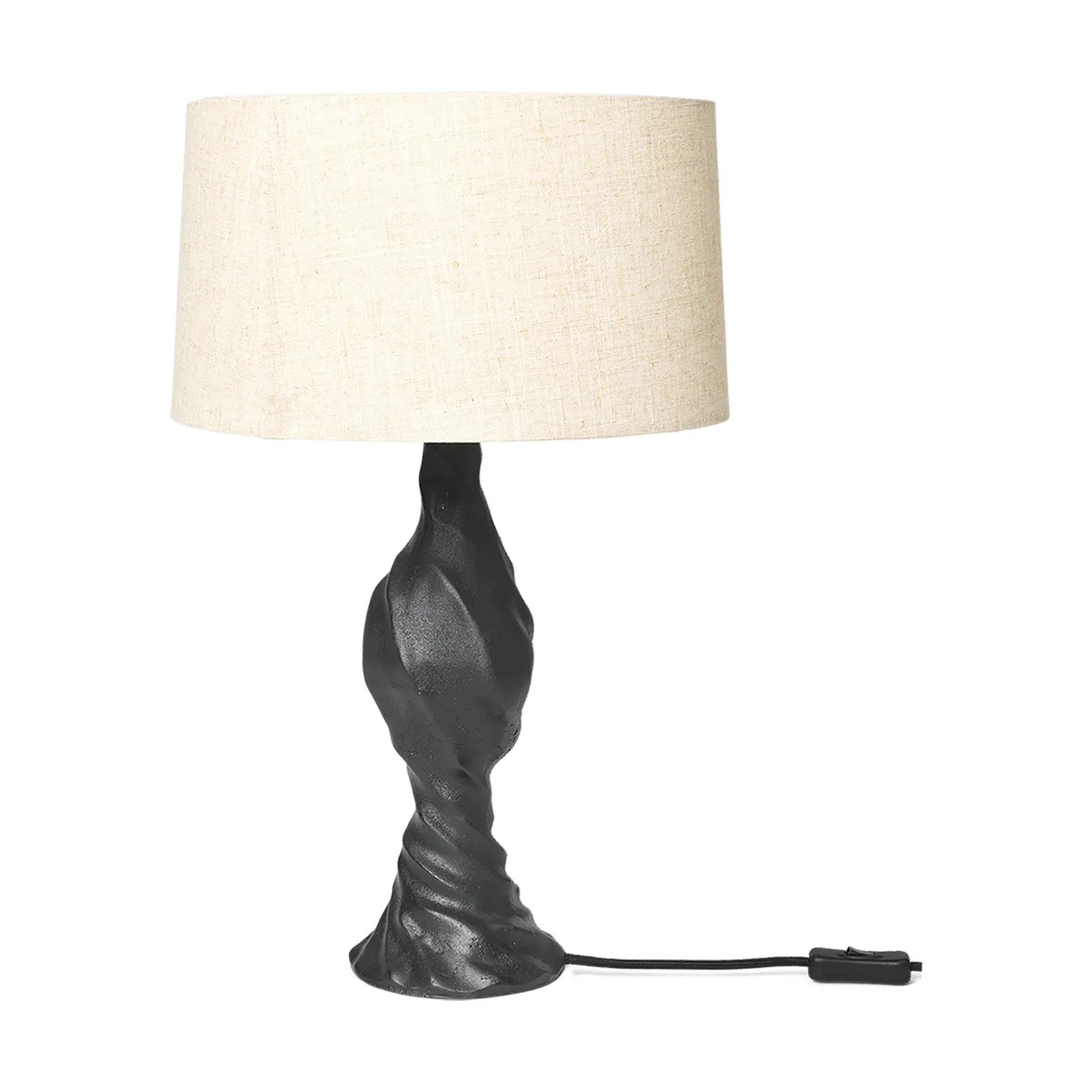 Moltan lampfot 40 cm, Black Ferm Living