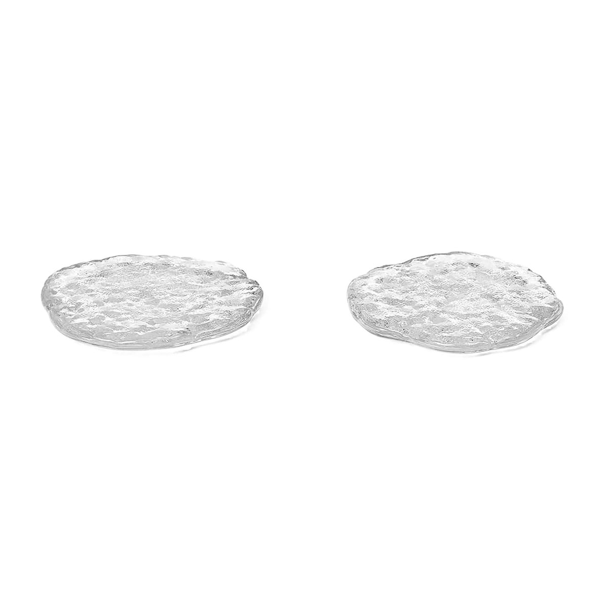 Ferm Living Momento glasstenar 2-pack 11 cm | Skandinavisk Design | Juldekorationer & Julpynt | Transparent