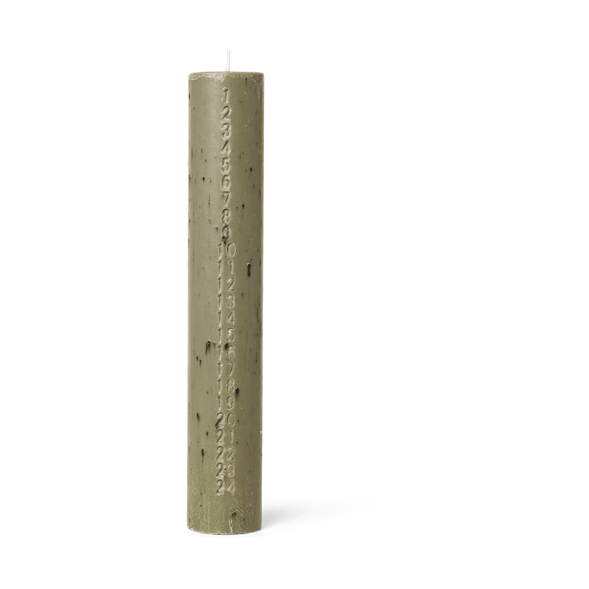 Ferm Living Mura kalenderljus Artichoke green | Skandinavisk Design | Ljus | Grön
