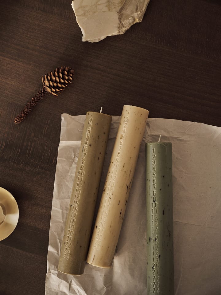 Mura kalenderljus, Artichoke green Ferm Living