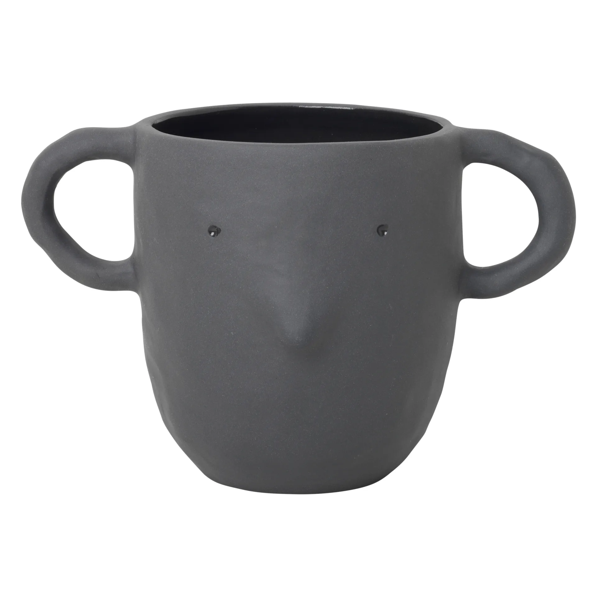 Mus blomkruka stor, Mörkgrå Ferm Living
