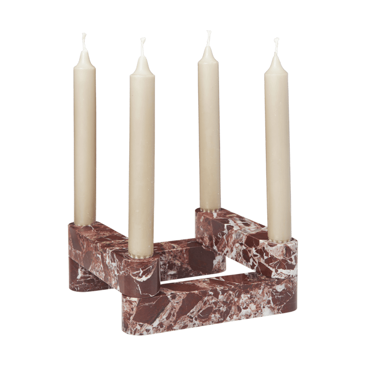 Newel modul ljusstake 4 delar, Rosso Ferm Living