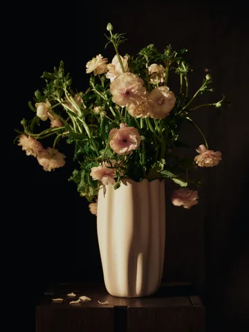 Nium vas - Off-white, 23 cm - Ferm Living