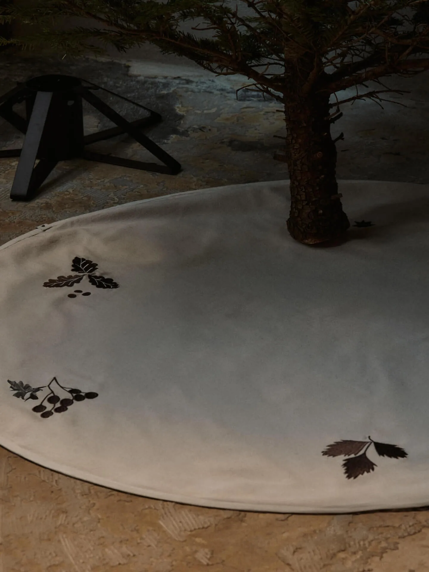 Oak julgransmatta Ø120 cm, Natural Ferm Living