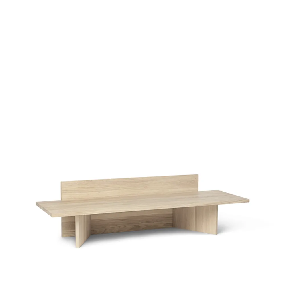 ferm LIVING Oblique bänk natural oak