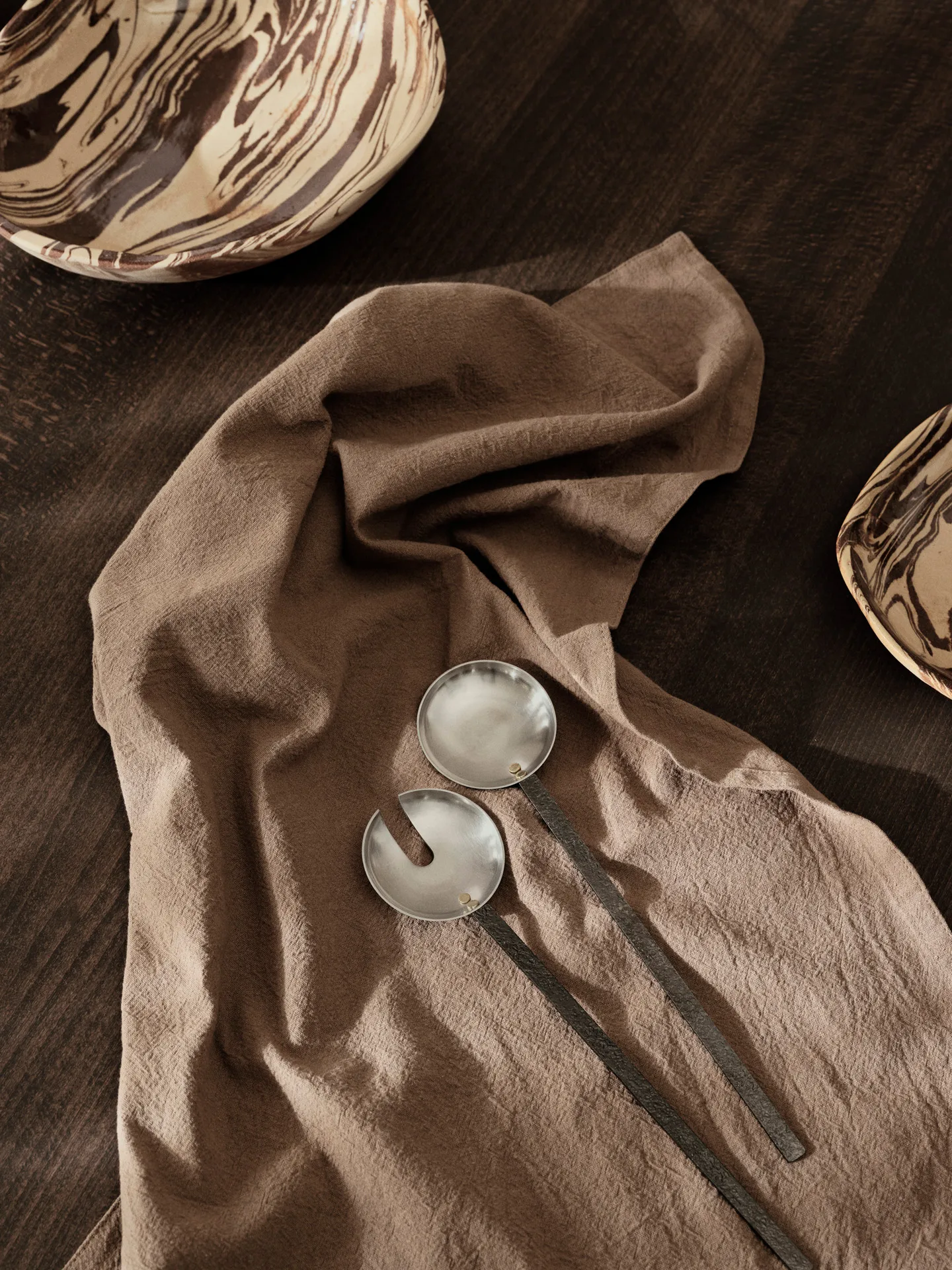 Obra salladsbestick 2 delar, Stainless Steel Ferm Living