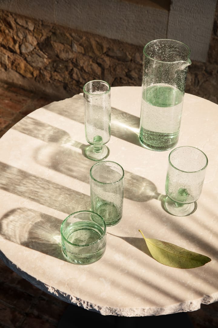 Oli vattenglas lågt 11 cl - Recycled clear - ferm LIVING