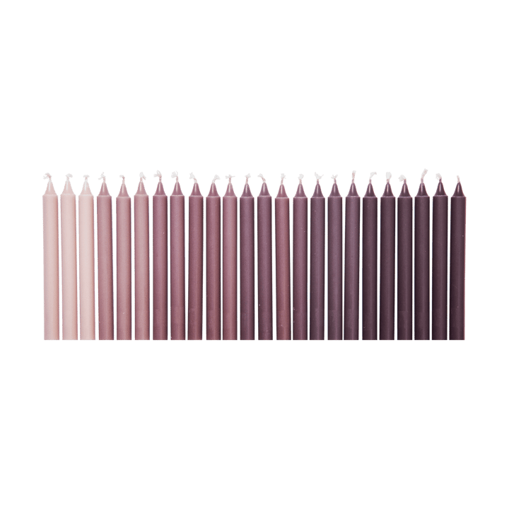 Ombre antikljus 24 st - Dark grape - Ferm Living