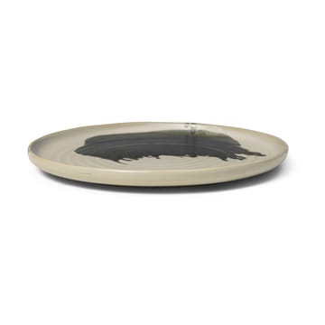 Omhu Centrepiece serveringsfat ⌀36 cm - off white-charcoal - Ferm Living