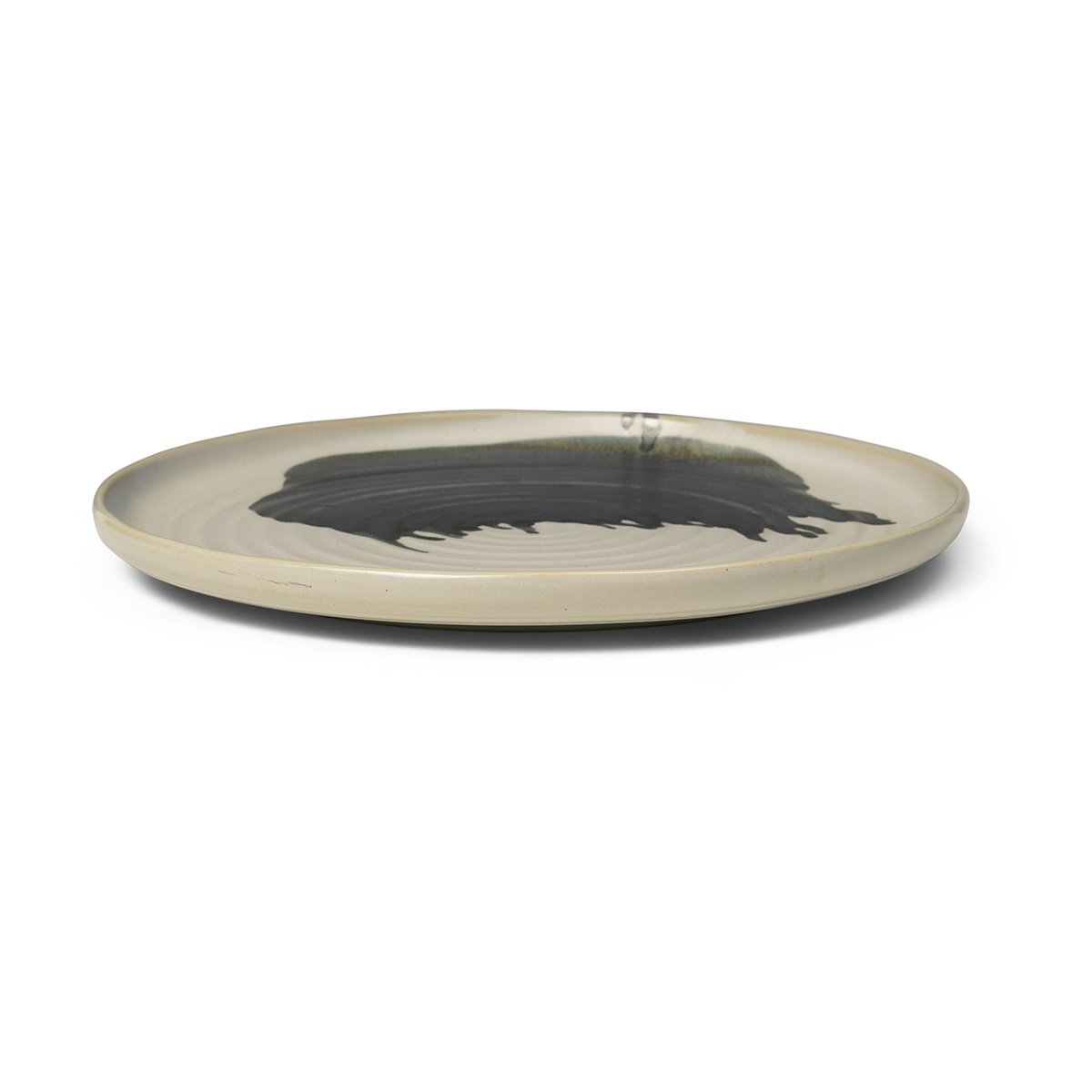 Ferm Living Omhu Centrepiece serveringsfat 36 cm off white-charcoal