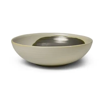 Omhu skål large ⌀28 cm - off white-charcoal - Ferm Living
