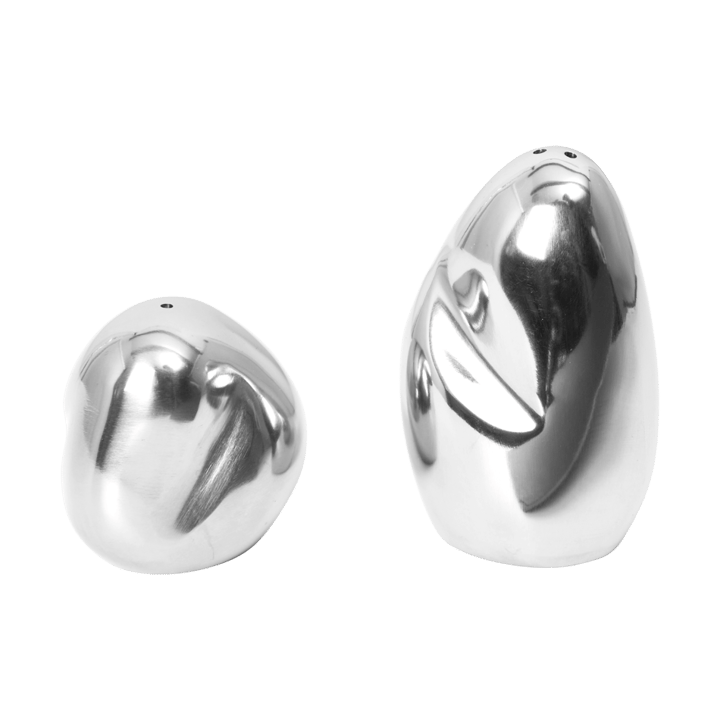 Orevo salt och pepparkar set - Polished Stainless Steel - Ferm Living