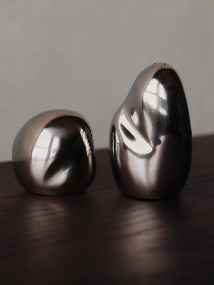 Orevo salt och pepparkar set, Polished Stainless Steel Ferm Living