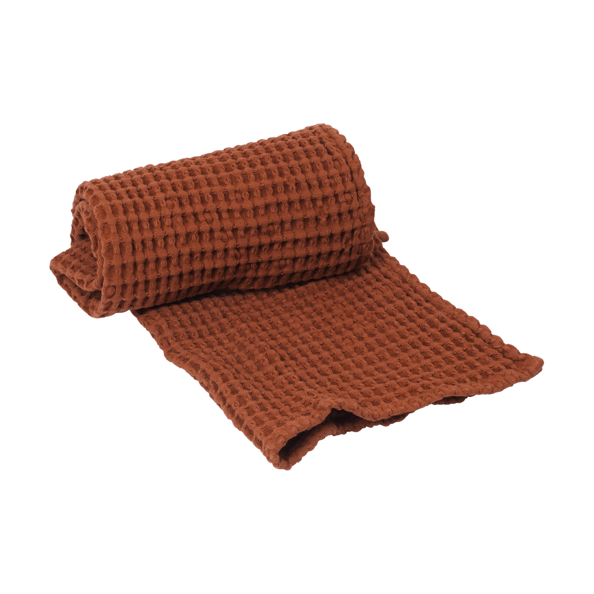 Ferm Living Organic handduk 50x100 cm Brown Clay | Skandinavisk Design | Handdukar | Brun