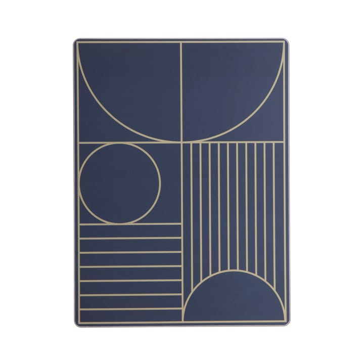 Outline bordstablett - mörkblå - Ferm Living
