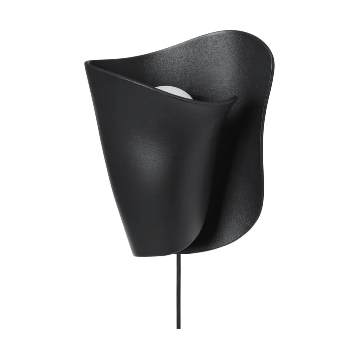 Oyster wall sconce vägglampa - Black - Ferm Living