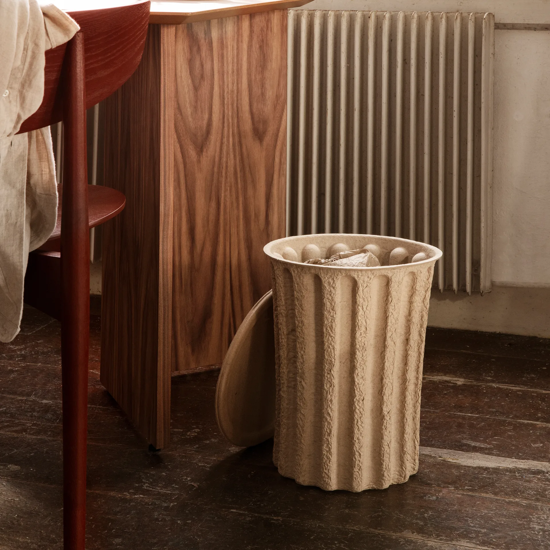 Paper Pulp papperskorg, Brown Ferm Living