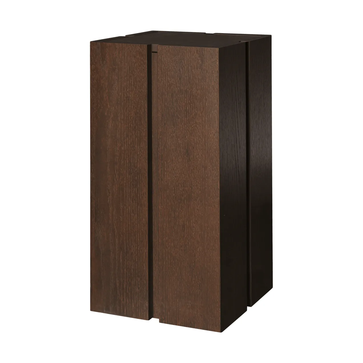 Parcel piedestal, Dark stained, 30x30x60 cm Ferm Living