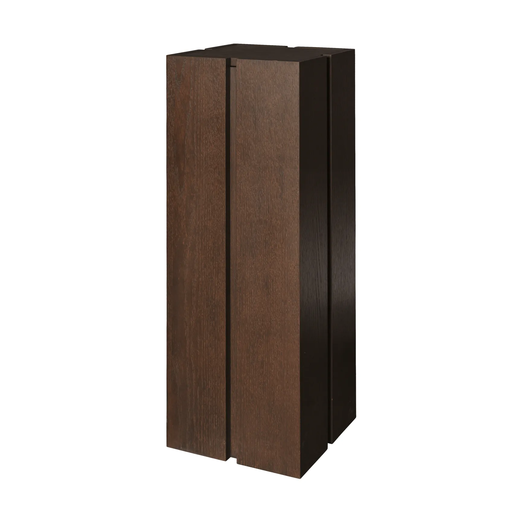 Parcel piedestal, Dark stained, 30x30x90 cm Ferm Living