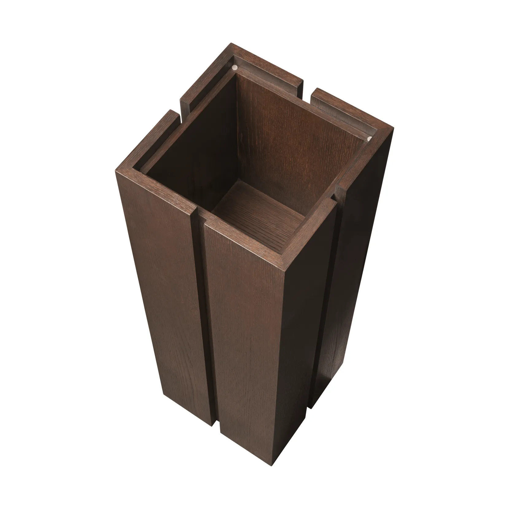 Parcel piedestal, Dark stained, 30x30x90 cm Ferm Living