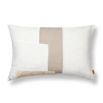 Part kudde off-white - 60x40 cm - Ferm Living