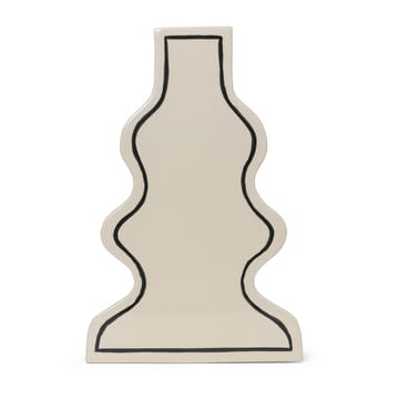 Paste vas curvy 36 cm - Off-white - Ferm Living