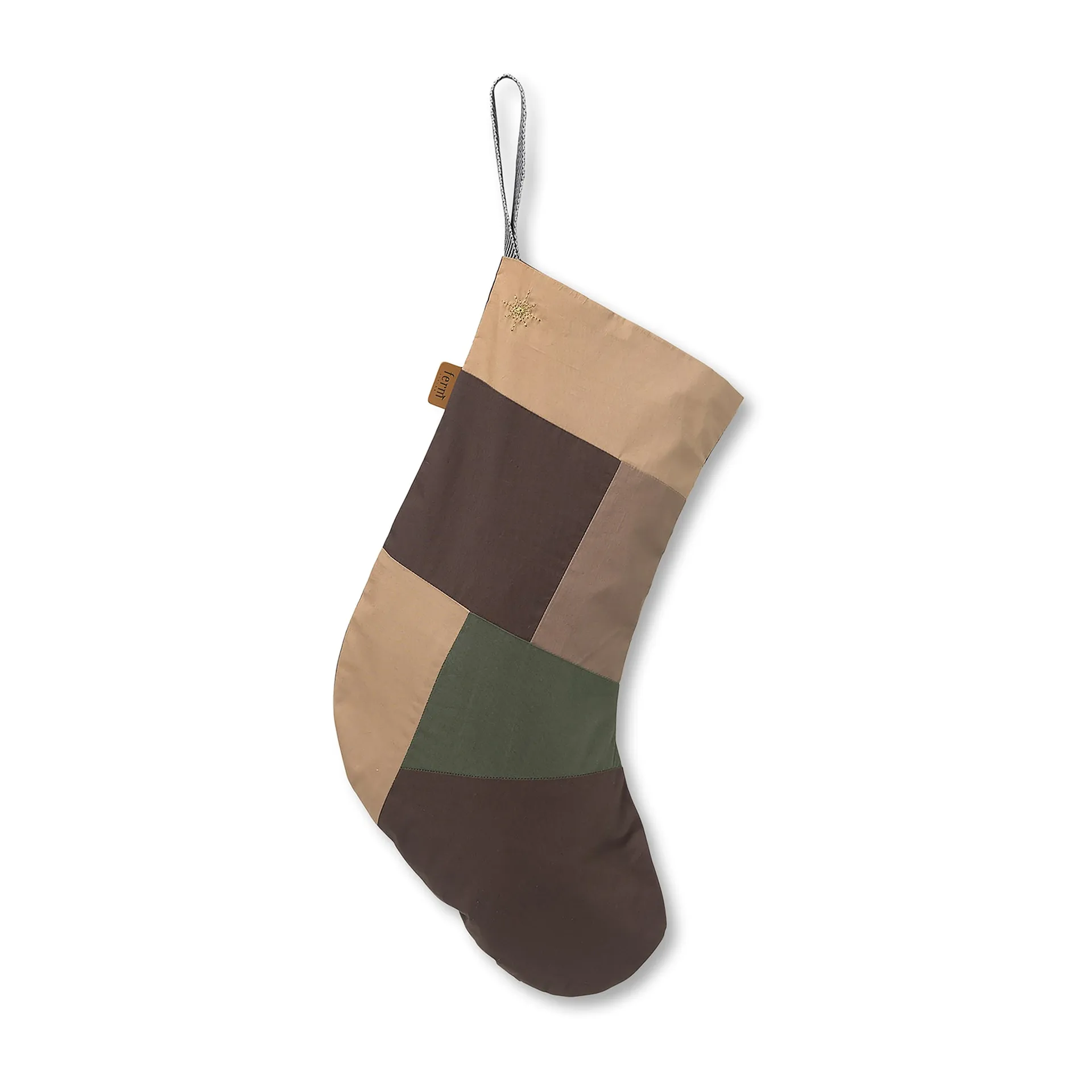 Patchwork julstrumpa, multi Ferm Living