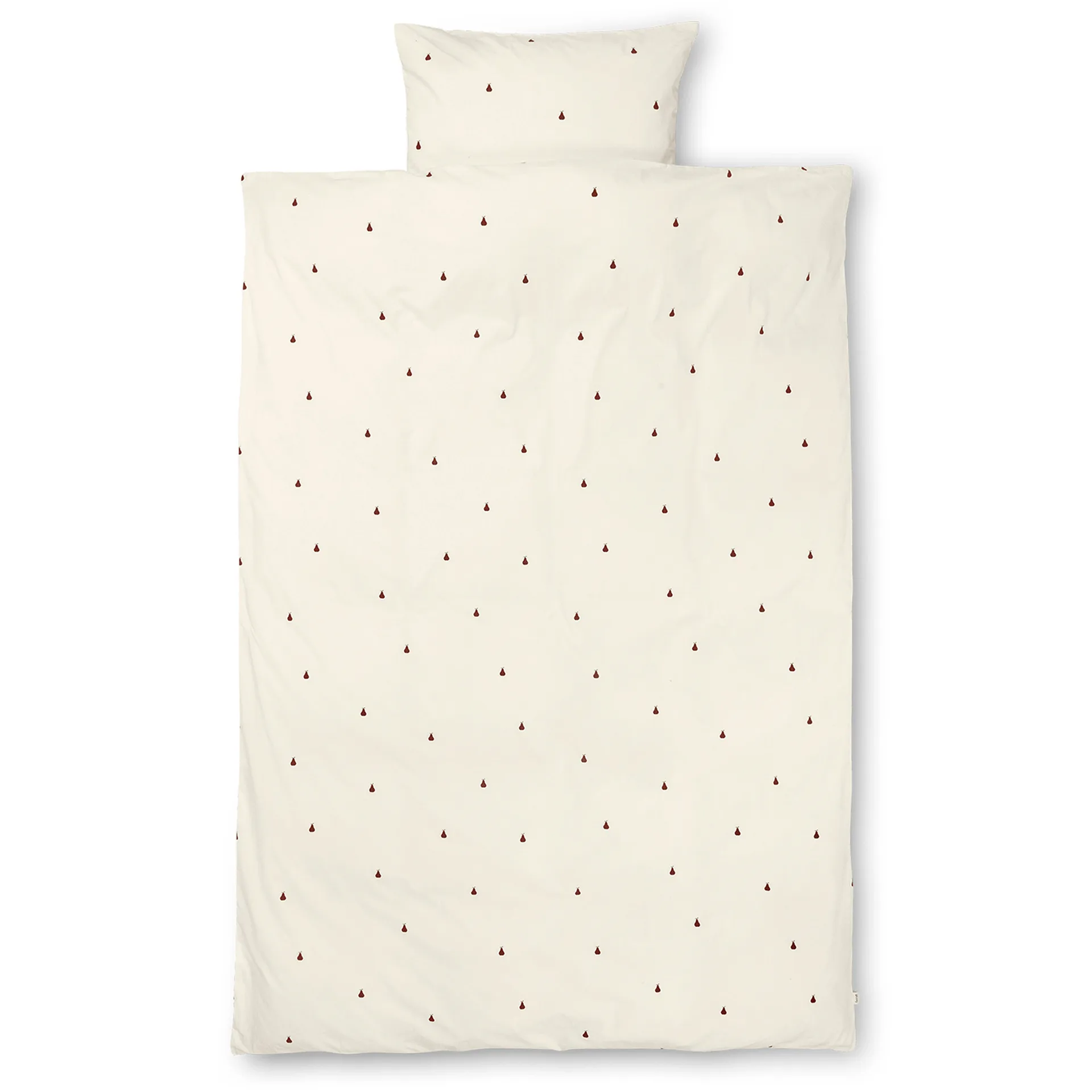 Pear bäddset 140x200 cm, Off white-cinnamon Ferm Living
