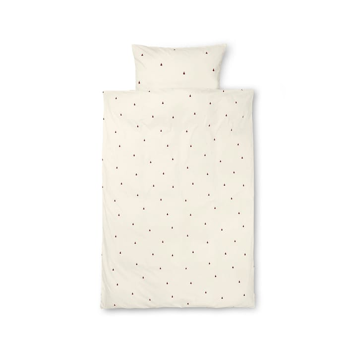 Pear bäddset 70x100 cm, Off white-cinnamon Ferm Living