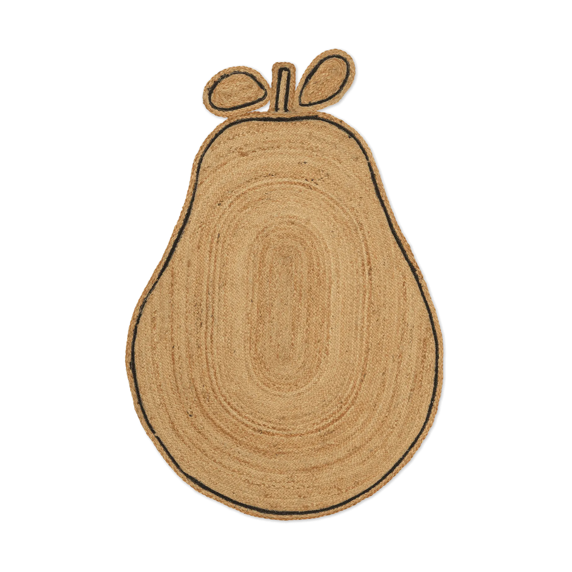 Pear braided jutematta, Natural Ferm Living