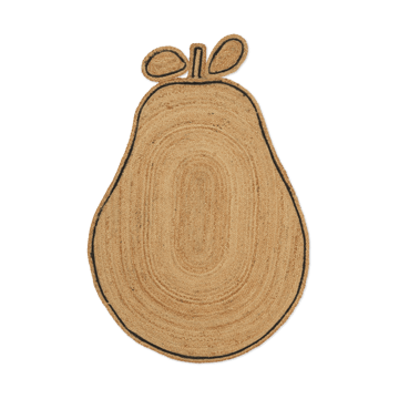 Pear braided jutematta - Natural - Ferm Living