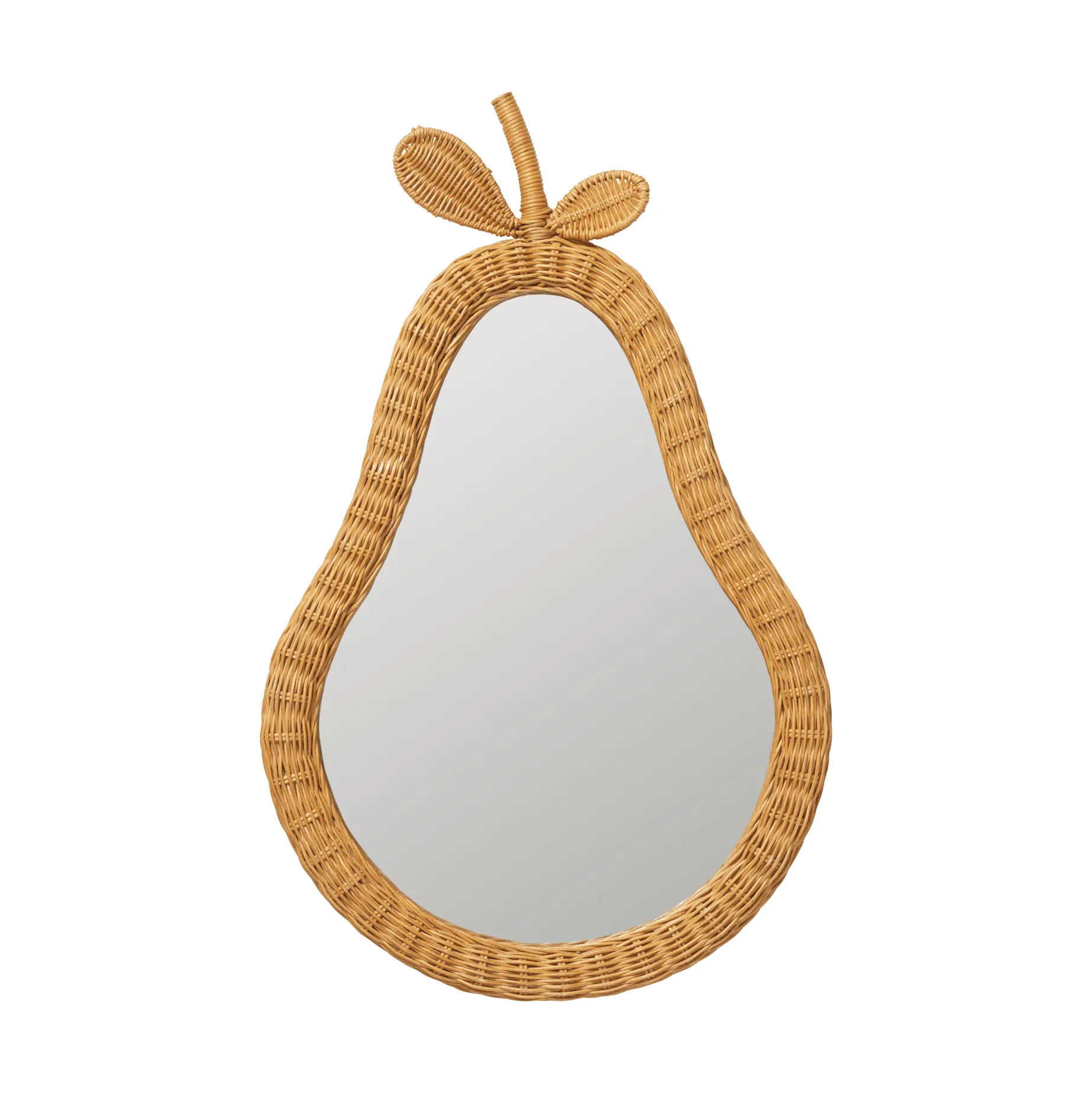 Pear braided spegel, Natural Ferm Living