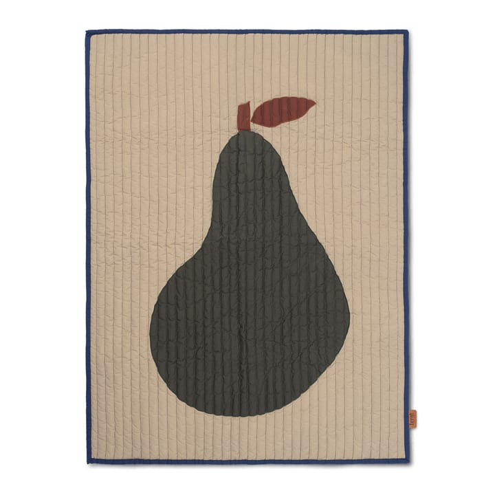 Pear filt 80x110 cm, Sand-mörkgrön Ferm Living