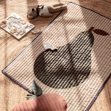 Pear filt 80x110 cm - Sand-mörkgrön - Ferm Living