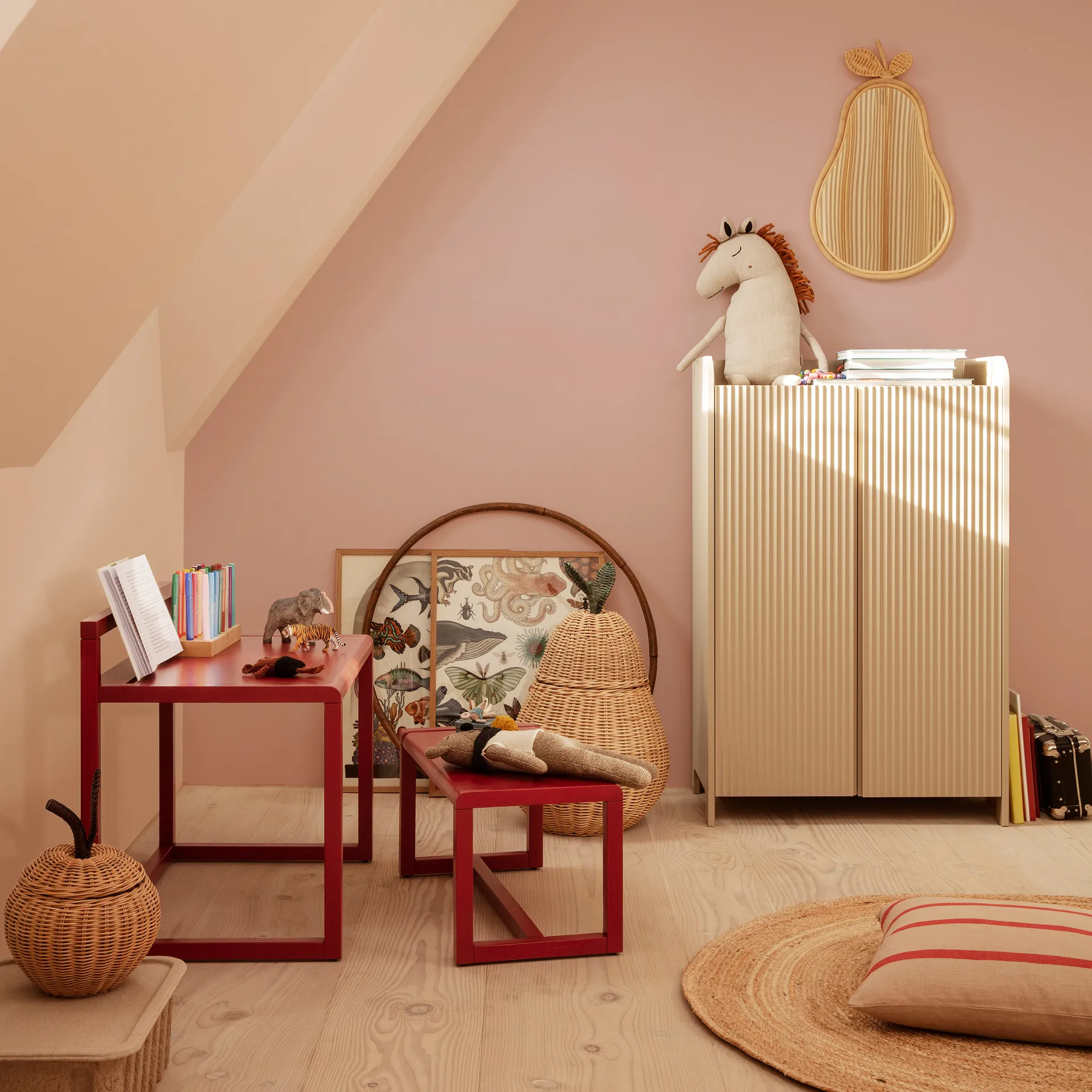 Pear spegel 37x62 cm, Natural Ferm Living