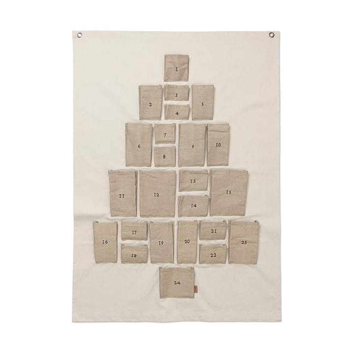 Pine julkalender, Maxi, 90x125 cm Ferm Living