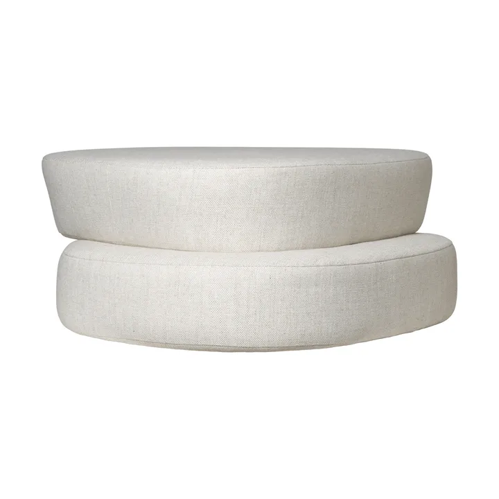 Plyo staple ottoman - Off-white - Ferm Living