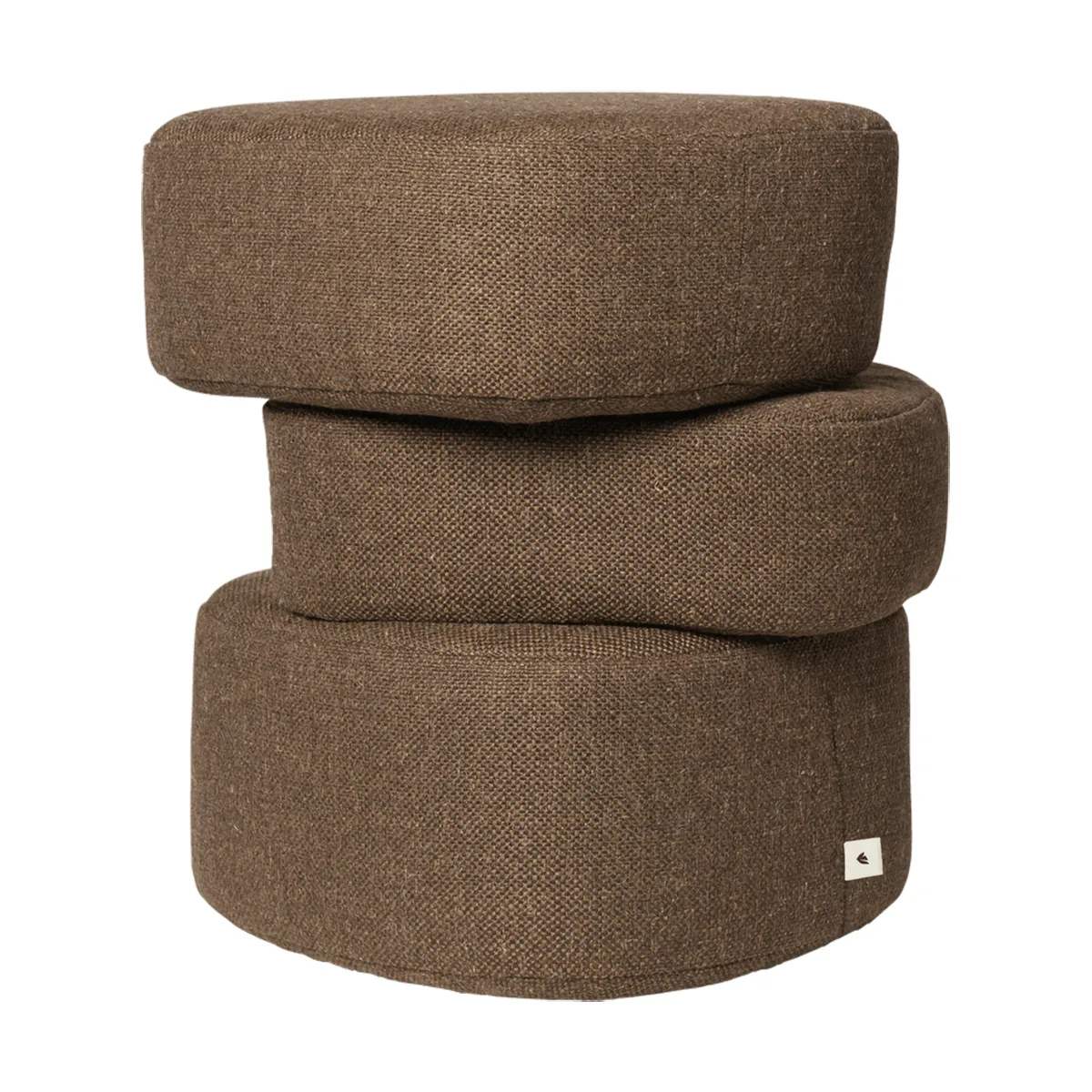 Plyo staple sittpuff, Dark brown Ferm Living