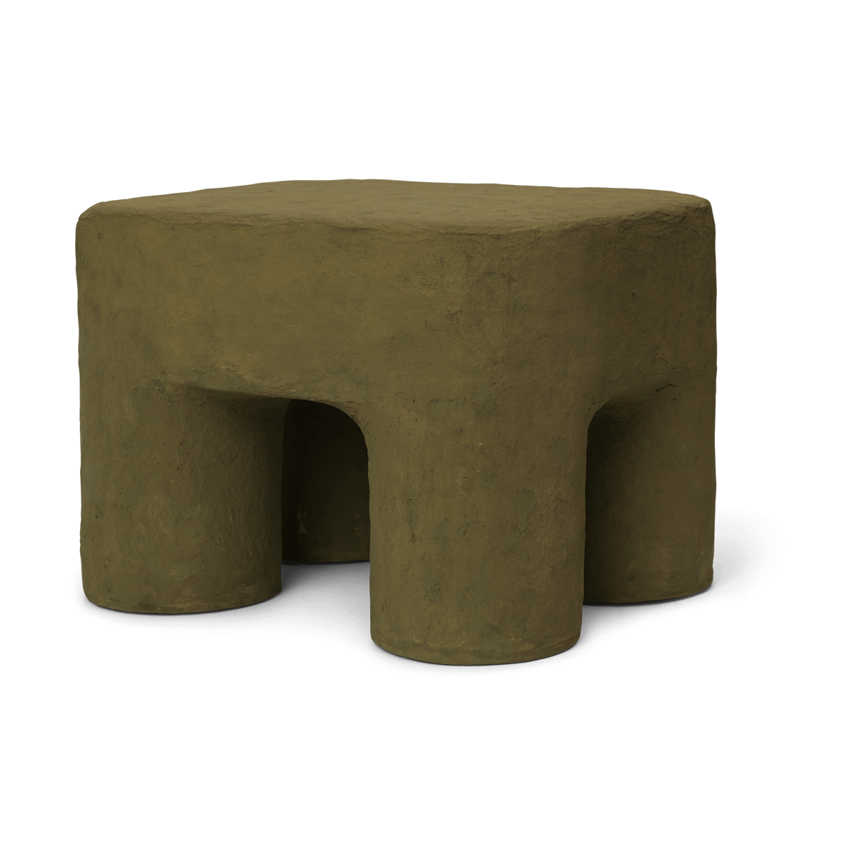 Ferm Living Podo pall Khaki | Skandinavisk Design | Pallar | Grön