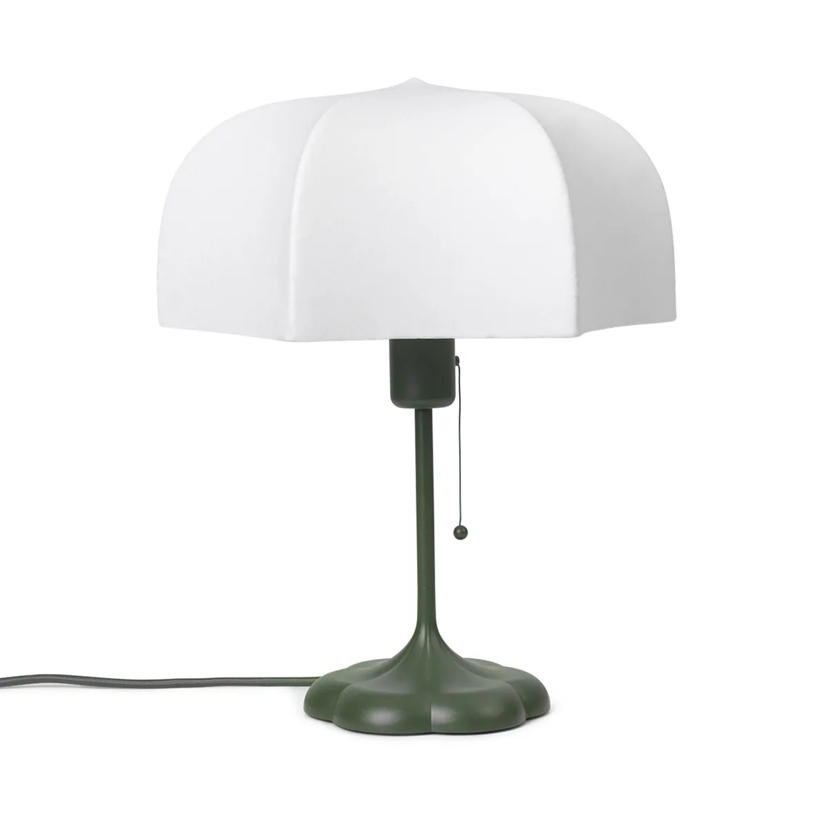 ferm LIVING Poem bordslampa Ø30x42 cm White-grass green