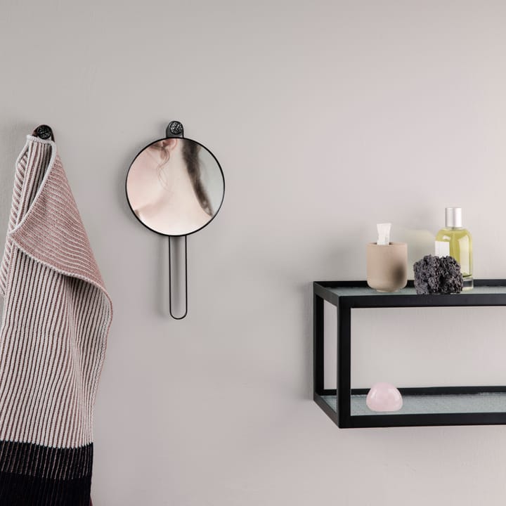 Poise handspegel - svart - ferm LIVING