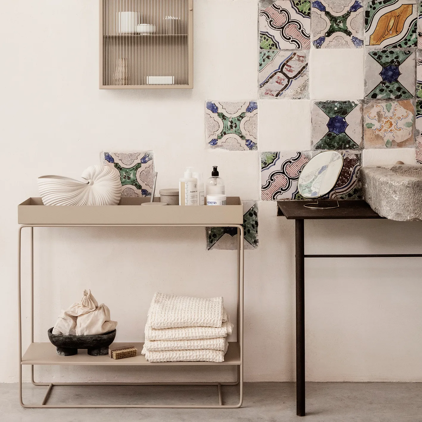 Pond bordsspegel, Mässing Ferm Living