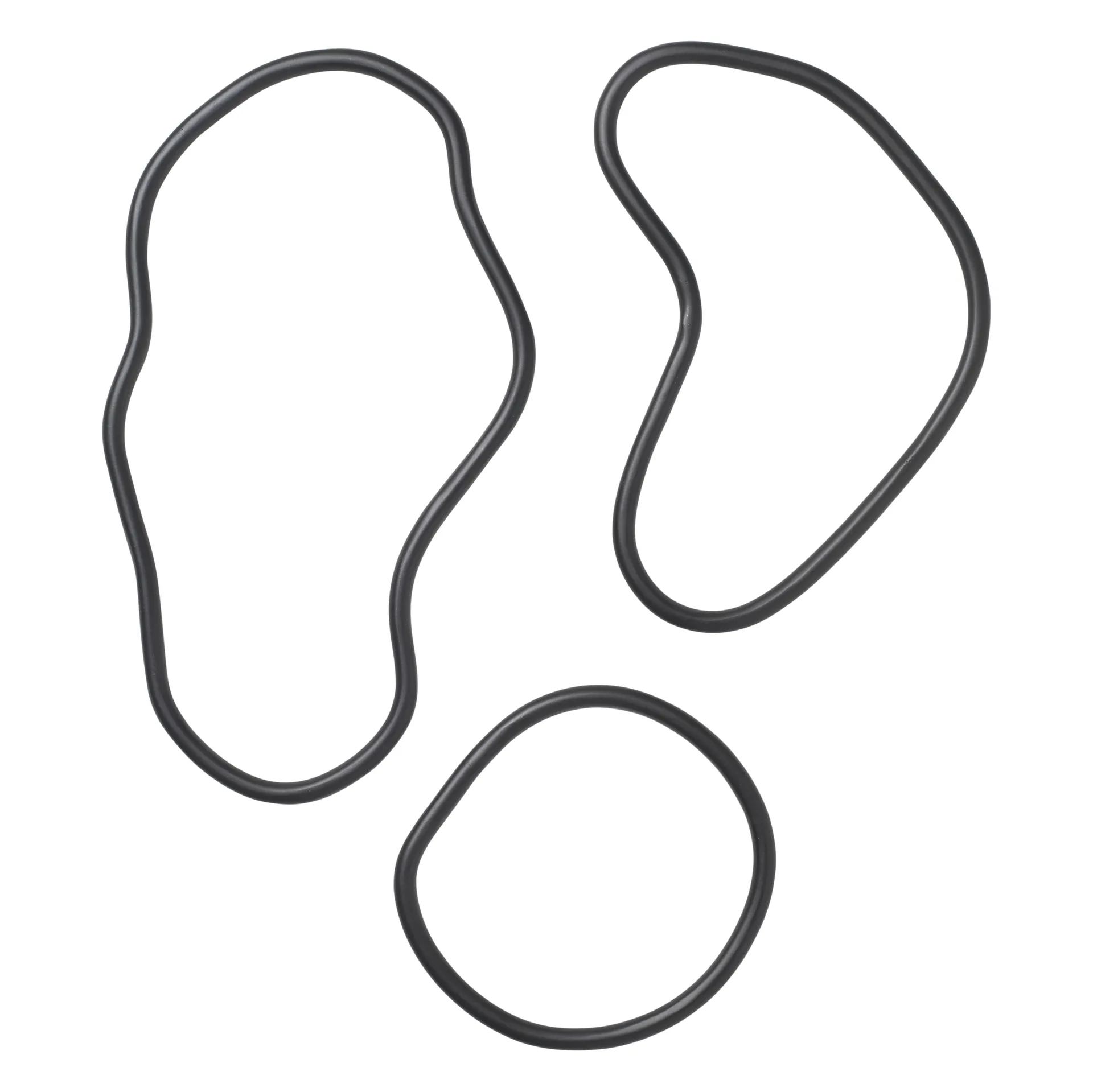 Pond grytunderlägg 3 delar, Svart mässing Ferm Living