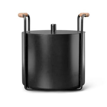 Port tändveds- och askhink - Black - Ferm Living